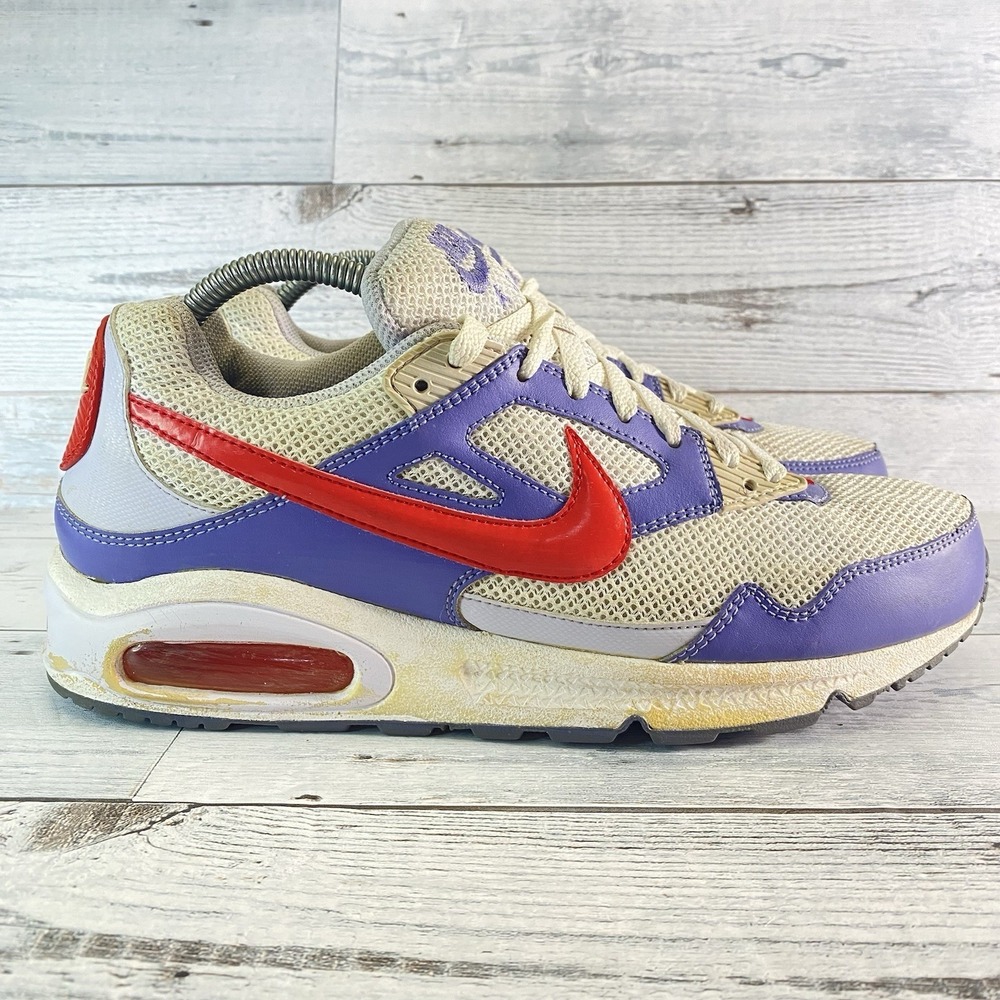 Nike Air Max Skyline Sneakers Womens 1 1 White Purple Red 343904-162 Retro 2012 - Picture 4 of 11